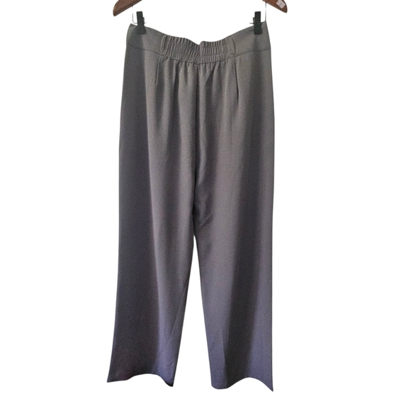 Halara High Waisted Button Shirred Straight Leg Work Pants Size M - Picture 2 of 10